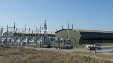 Views of the converter station