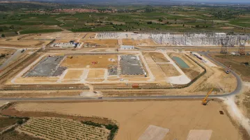 Images aériennes de Santa Llogaia et Baixas