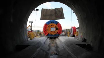 Tunnelier Alberas à La Junquera