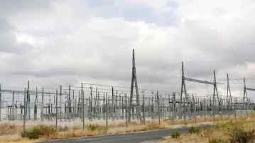  Existing RTE power facilities in Baixas; the converter station will be located beside them.